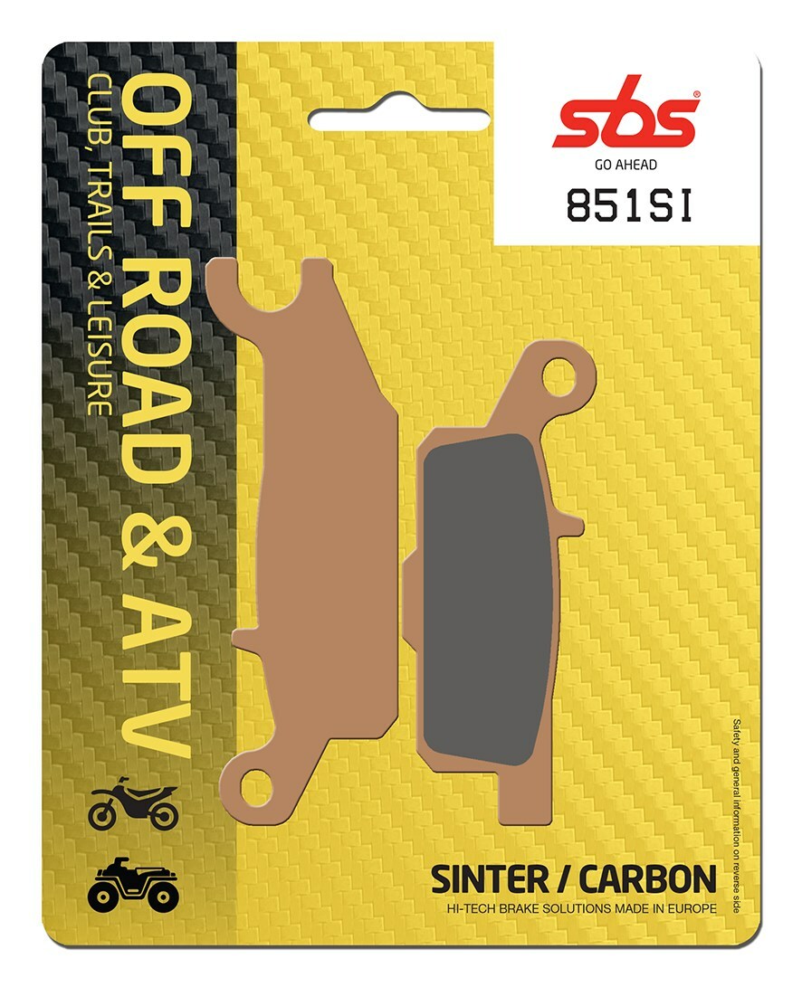 Plaquettes de freins SBS 851SI
