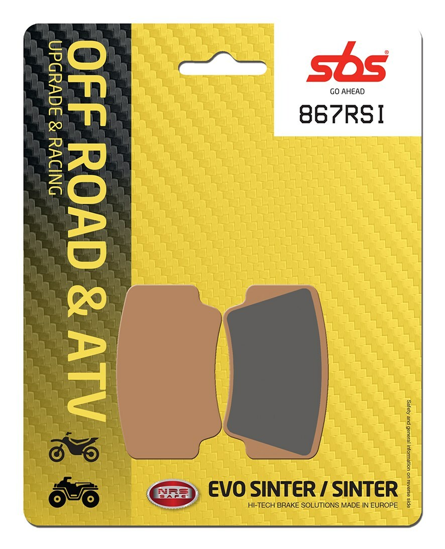 Plaquettes de freins SBS 867RSI