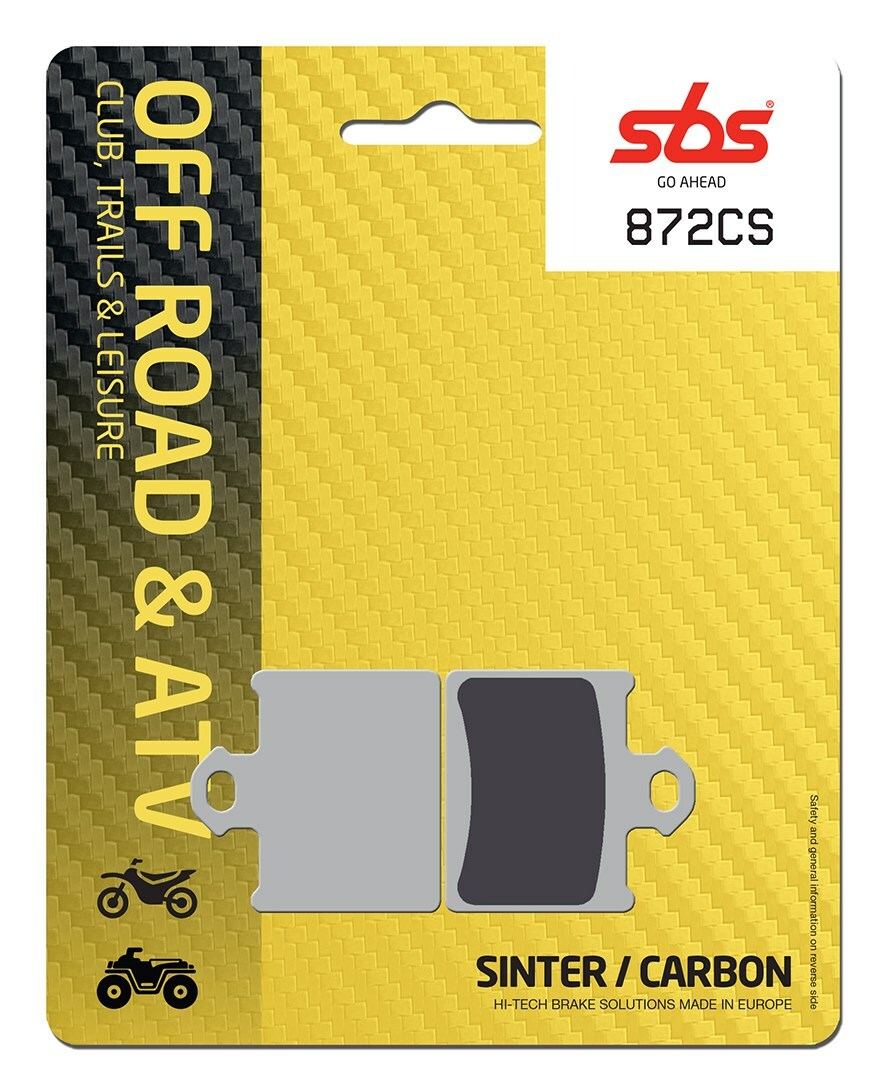 Plaquettes de freins SBS 872CS