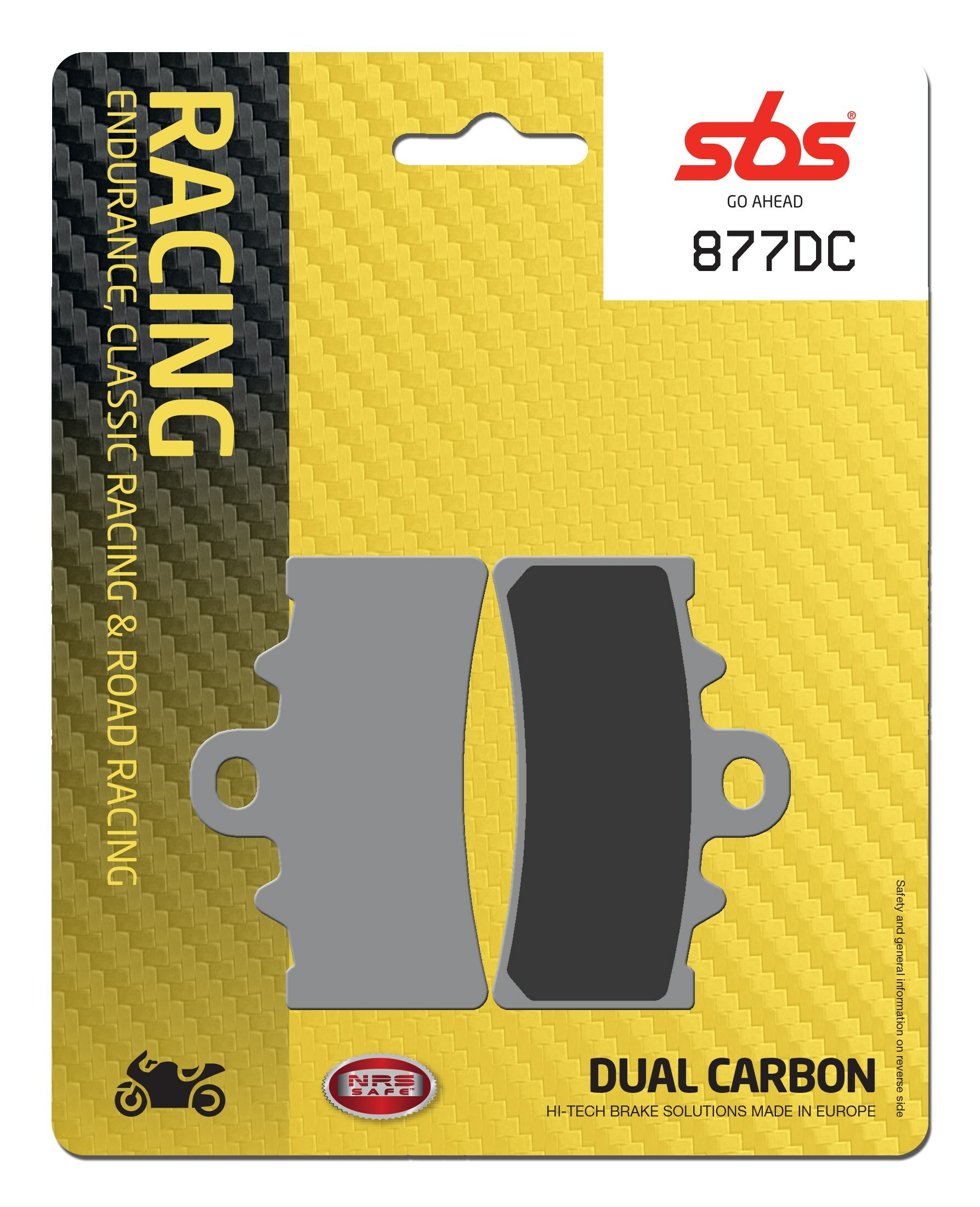 Plaquettes de freins SBS 877DC