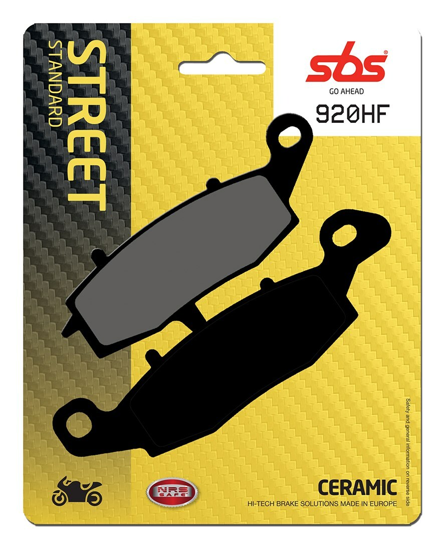 Plaquettes de freins SBS 920HF