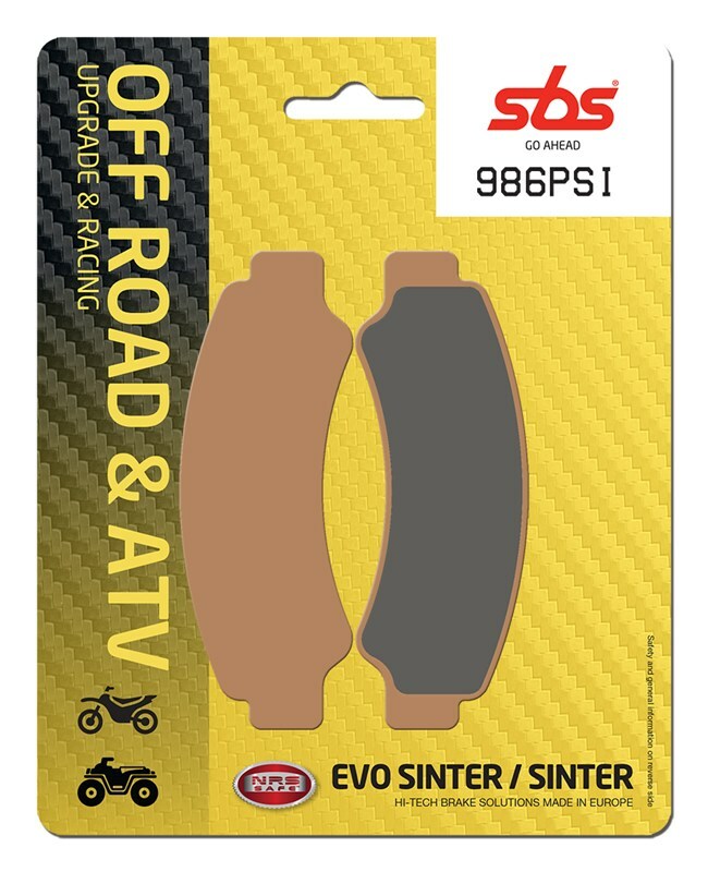 Plaquettes de freins SBS 986PSI