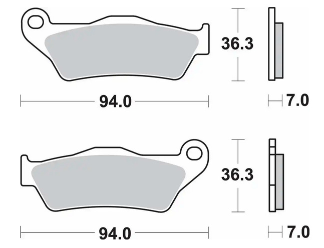 Plaquettes de freins SBS 1003 LS