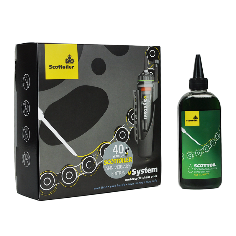 Graisse chaine Scottoiler de édition 40th anniversaire
