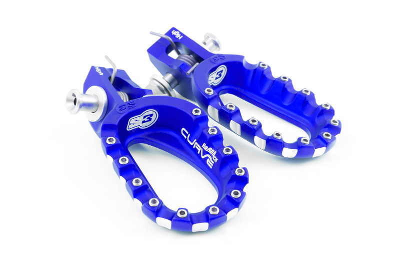 Repose-pieds S3 Curve High bleu