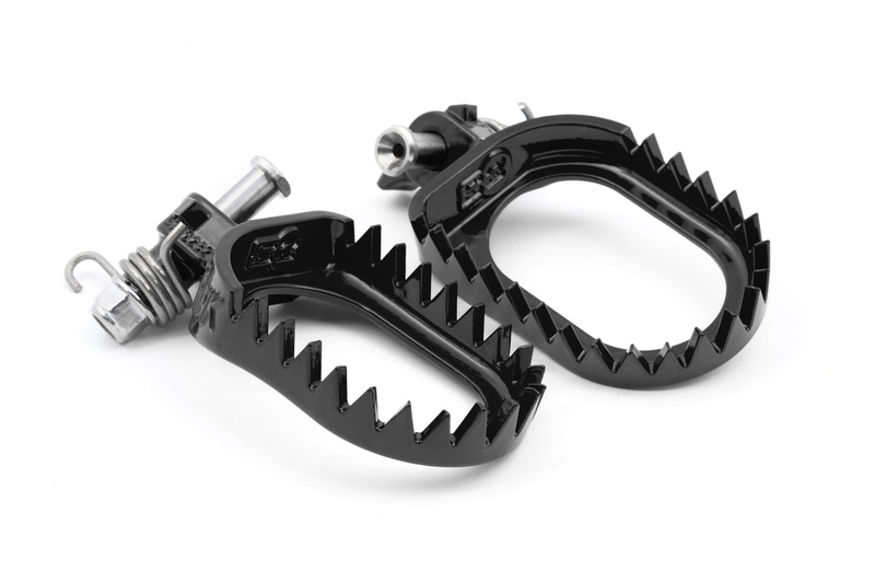 Repose-pieds S3 Punk acier noir