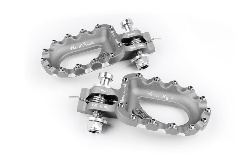 Repose-pieds S3 Hard Rock aluminium argent