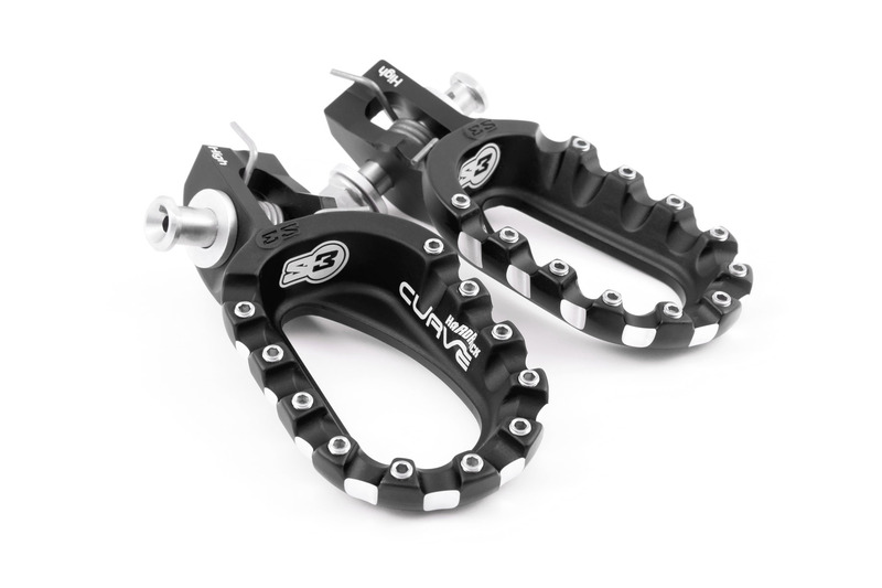 Repose-pieds S3 Curve Low noir