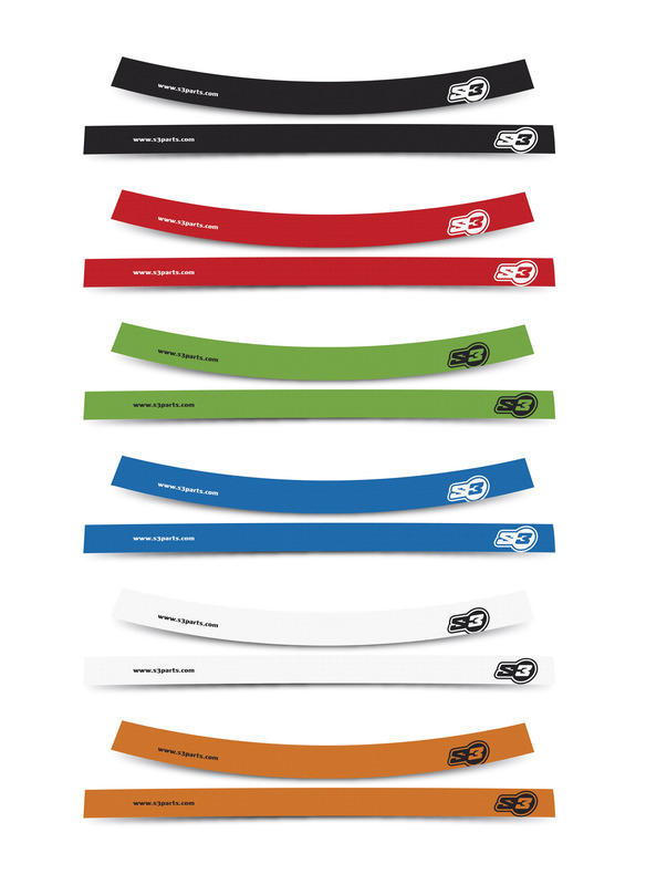 Filet de jantes S3 Stickers orange