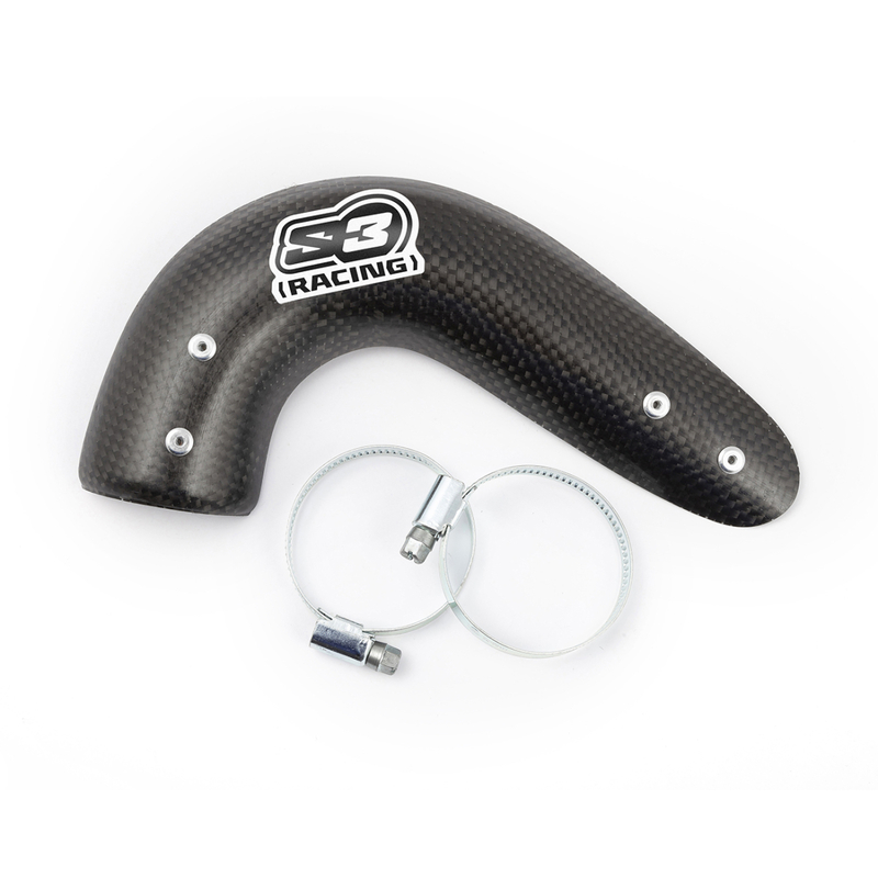 Protection échappement S3 silencieux carbone