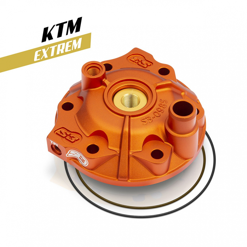 Kit culasse et insert S3 Extreme Enduro basse compression - orange KTM