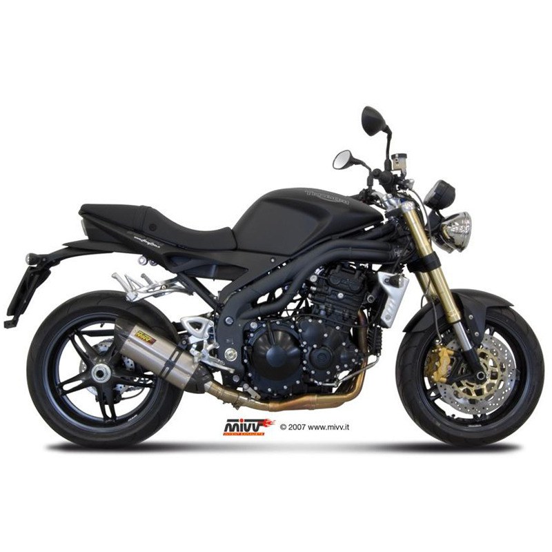 Silencieux Mivv Suono Acier (extrémité en carbone)