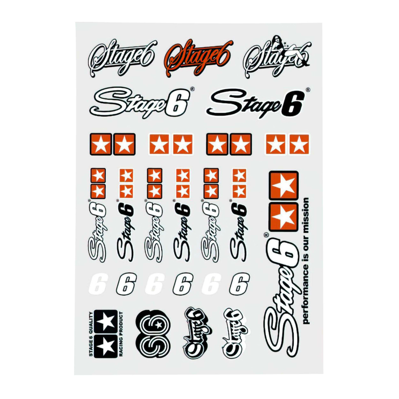 Planche de stickers Stage 6 LOGO