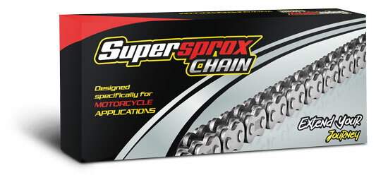 Chaîne SuperProx 428HPO Acier x 132 mail - Chaine Supersprox 428HPO (Acier) x 132 mail.