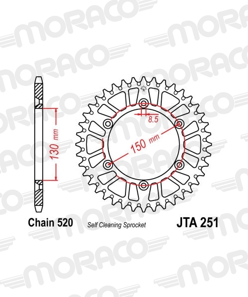 Couronne SuperProx 54 dents