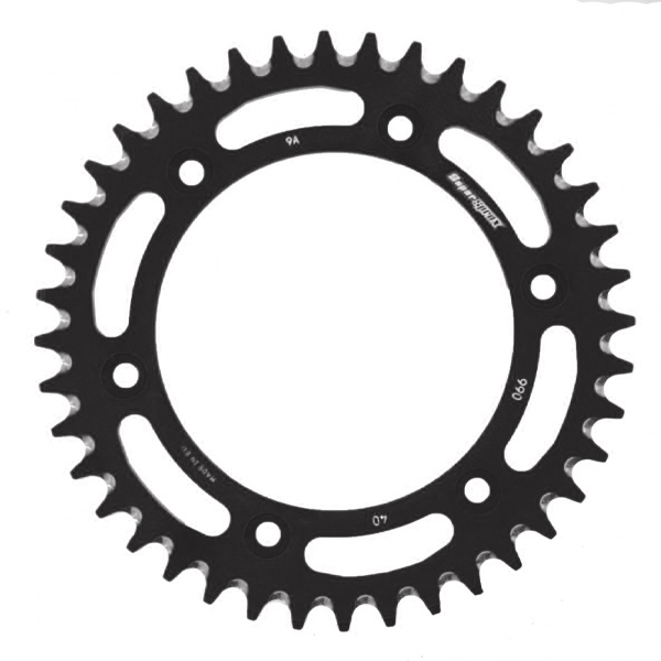 Couronne SuperProx Cour Alu RAL - 990 40 - BLK - Black 40 dents