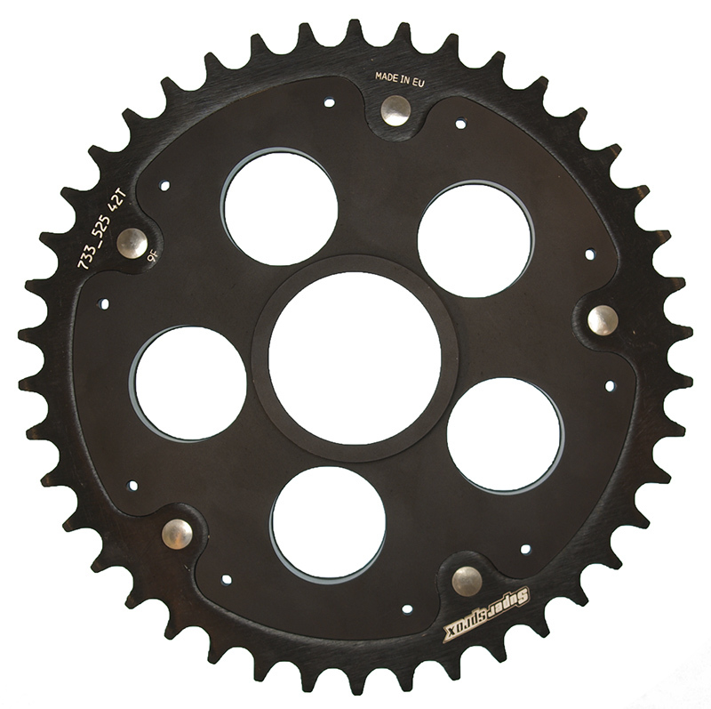 Couronne SuperProx Cour SPX EDGE 736 525 38 NOIR – Noir 38 dents
