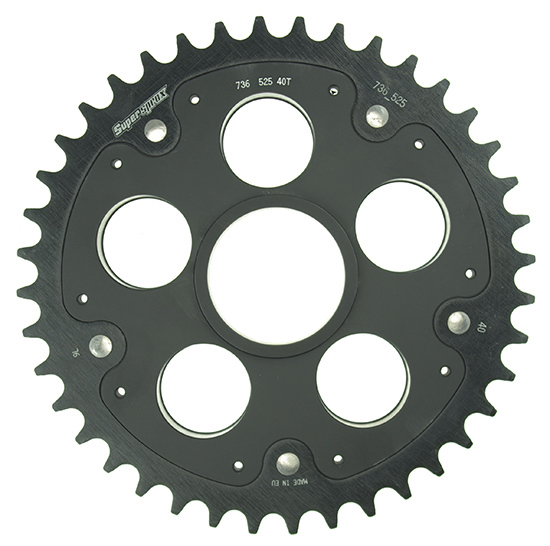 Couronne SuperProx Cour SPX EDGE 736 525 43 NOIR – Noir 43 dents
