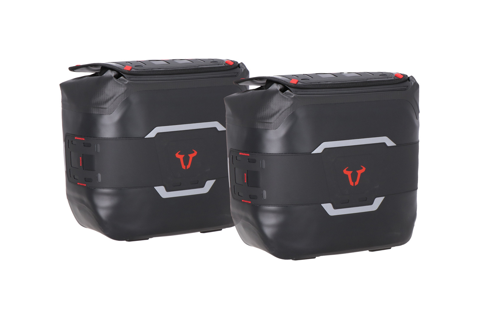 Sacoches cavalières SW-MOTECH Kit complet - WP V-LOC (11/11 L) - Avec support
