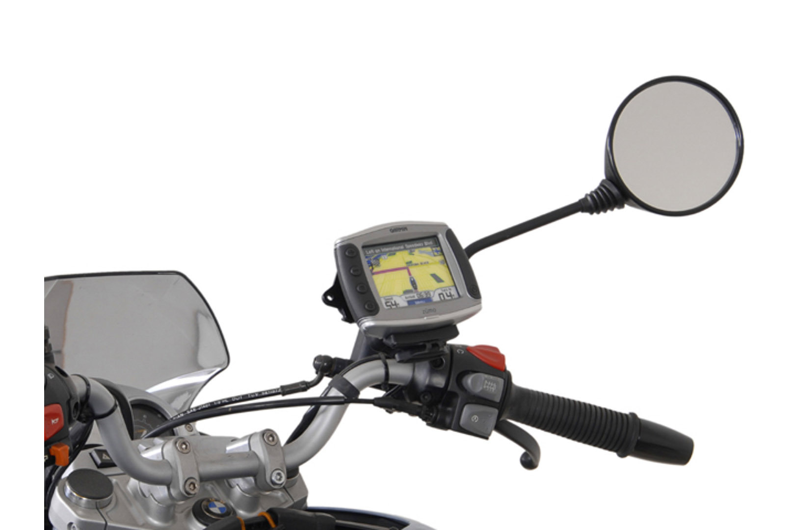 Support GPS SW-MOTECH Kit boule 1" support rétroviseur