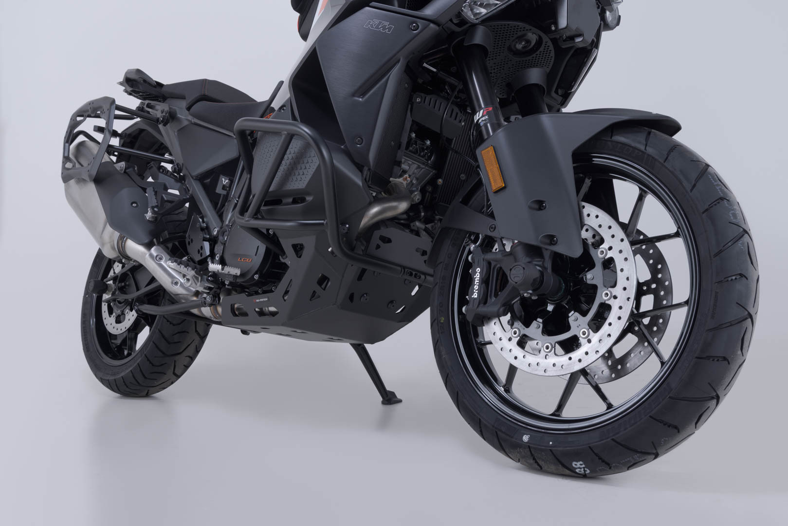 SWMOTECH Sabot moteur SW-MOTECH Aluminium - Noir — noir et argent