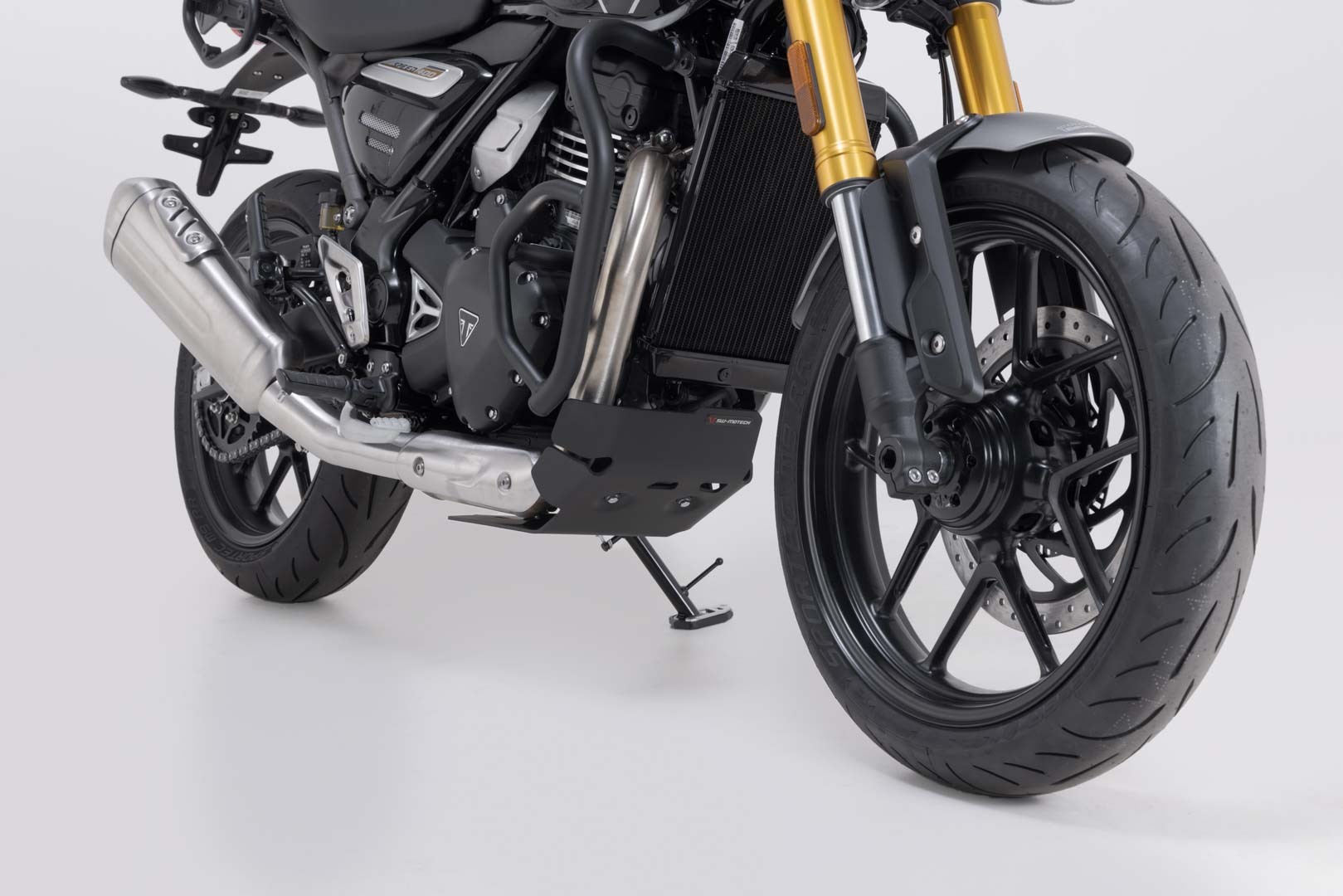 SWMOTECH Sabot moteur SW-MOTECH Aluminium - Noir — noir et argent