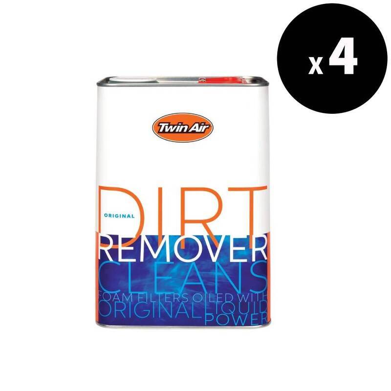 Nettoyant filtre à air Twin air à Liquid Dirt Remover - Bidon 4L x4