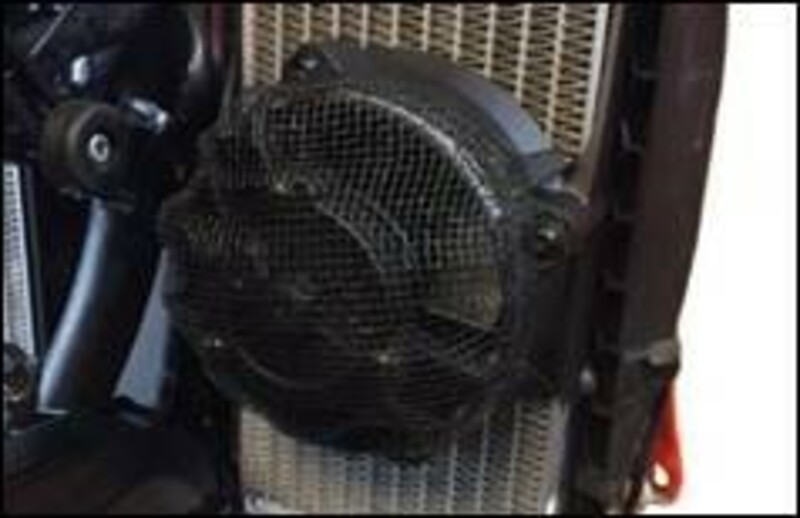 Protection de radiateur Twin air ventilateur KTM