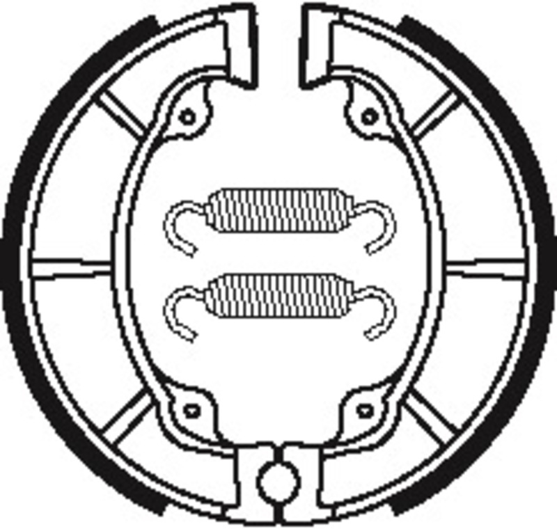 Mâchoires de frein Tecnium Off-Road/Quad organique - BA040