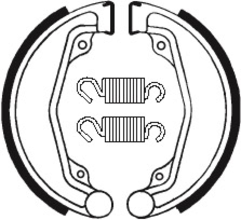 Mâchoires de frein Tecnium Street organique - BA068