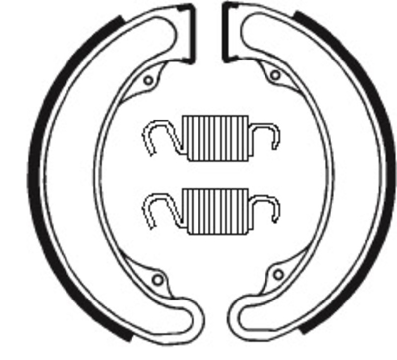 Mâchoires de frein Tecnium Street organique - BA070