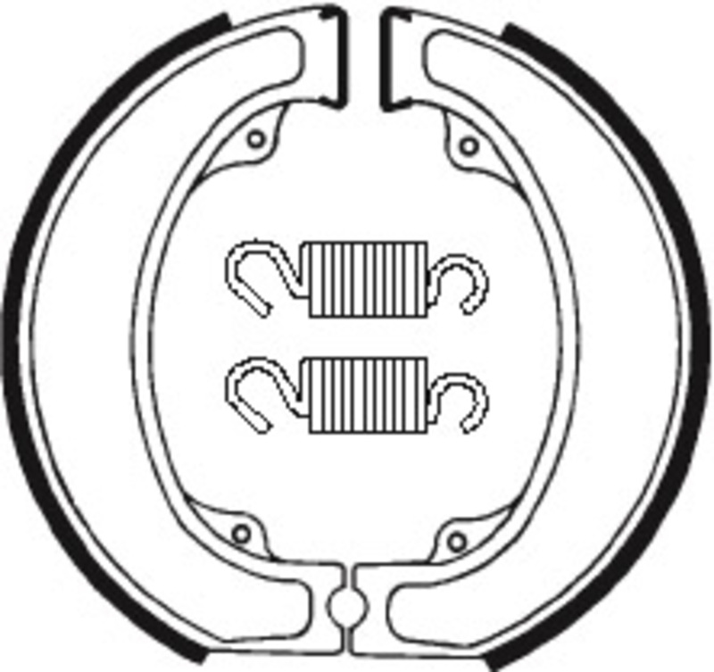 Mâchoires de frein Tecnium Street organique - BA075