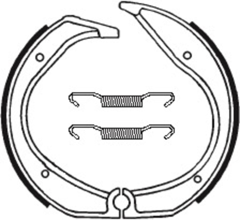 Mâchoires de frein Tecnium Street organique - BA140