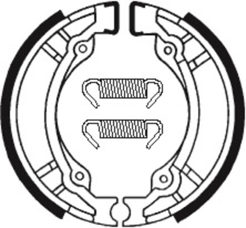 Mâchoires de frein Tecnium Scooter organique - BA188