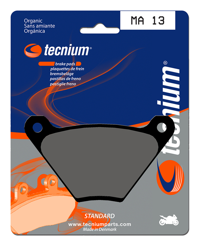 Plaquettes de freins Tecnium route organique - MA13