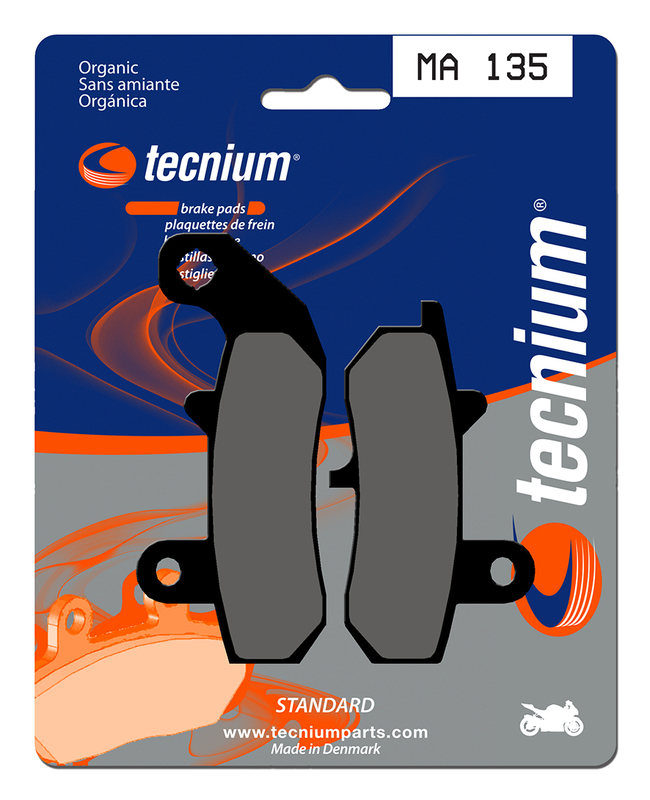 Plaquettes de freins Tecnium route organique - MA135