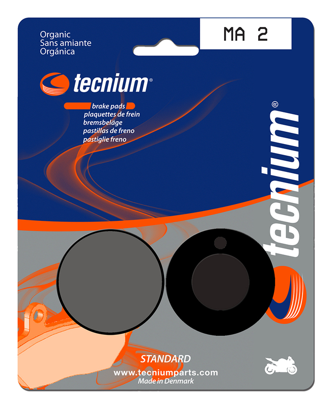 Plaquettes de freins Tecnium route organique - MA2