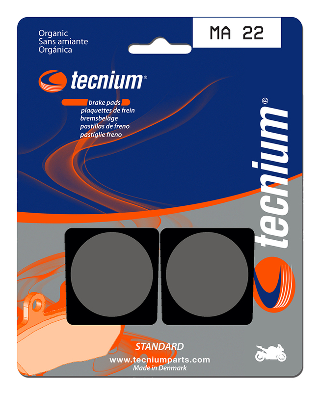 Plaquettes de freins Tecnium route organique - MA22