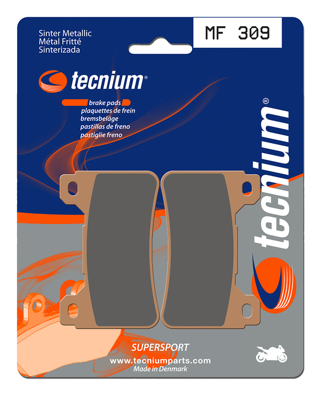 Plaquettes de freins Tecnium Performance métal fritté - MF309