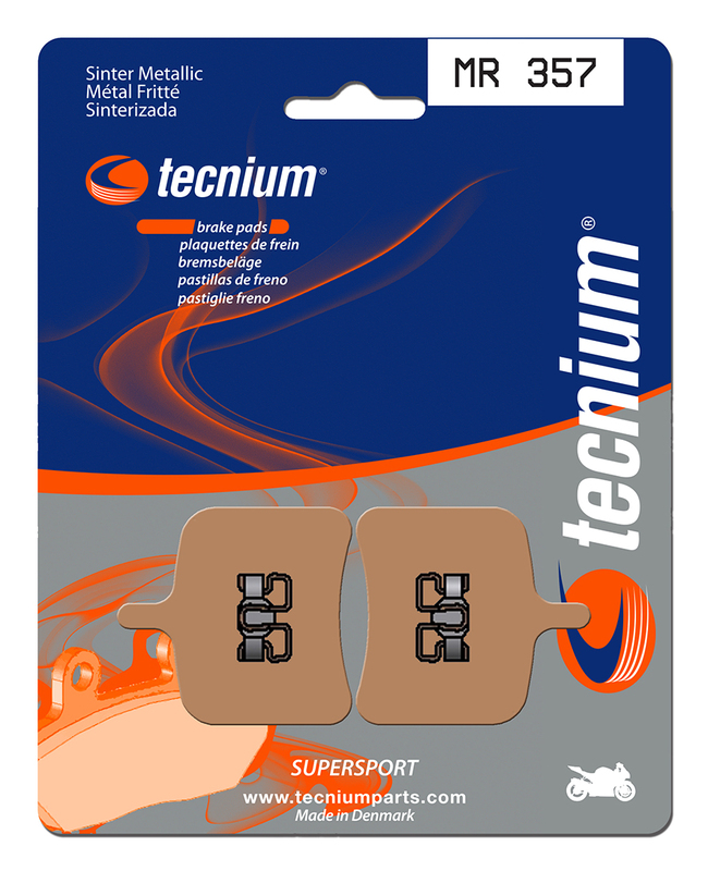 Plaquettes de freins Tecnium Performance métal fritté - MR357