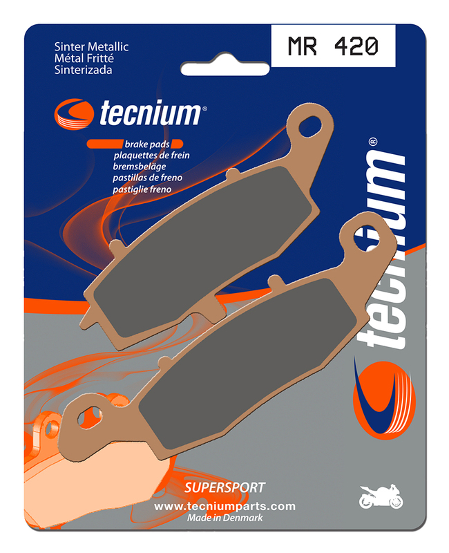 Plaquettes de freins Tecnium Performance métal fritté - MR420