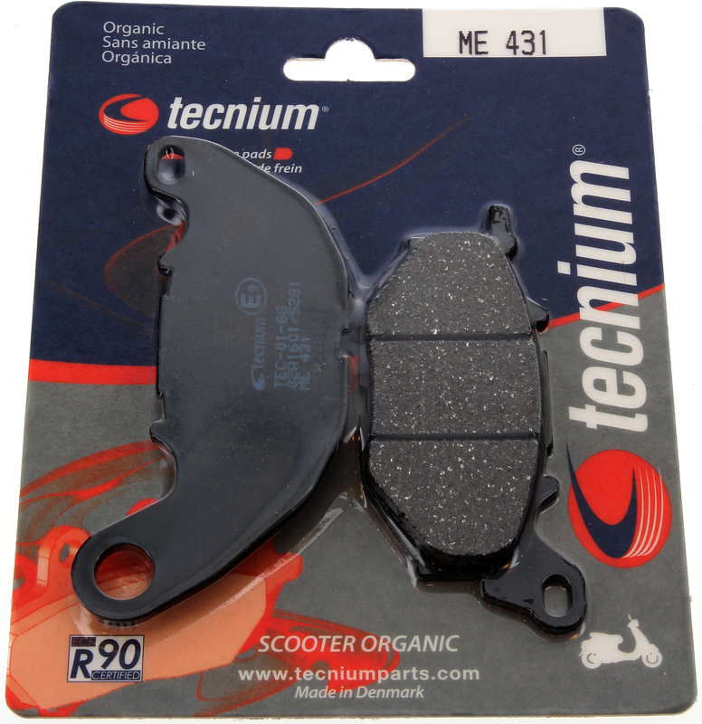 Plaquettes de freins Tecnium scooter organique - ME431