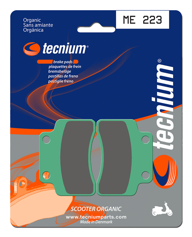 Plaquettes de freins Tecnium Scooter organique - ME223
