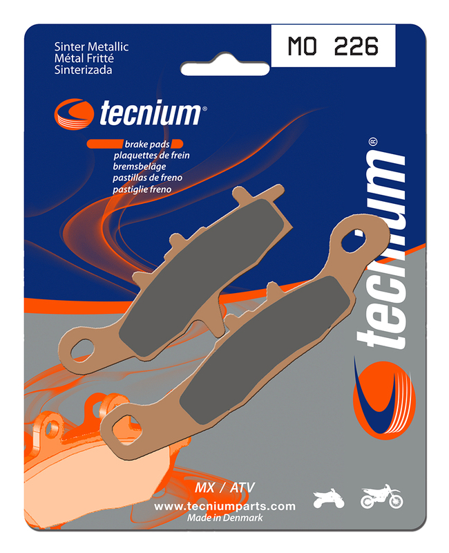 Plaquettes de freins Tecnium MX/Quad métal fritté - MO226