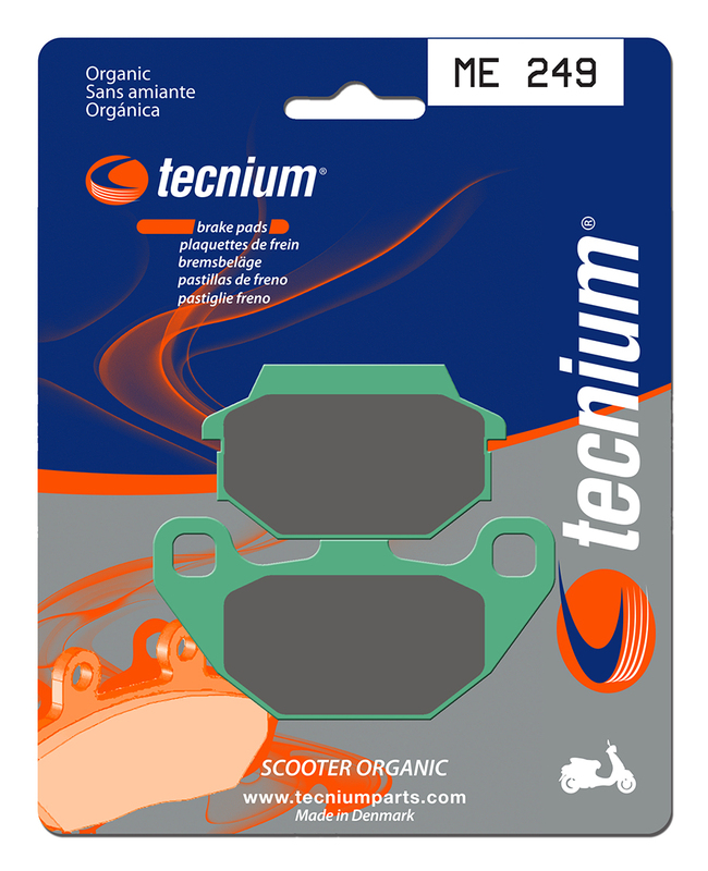 Plaquettes de freins Tecnium Scooter organique - ME249