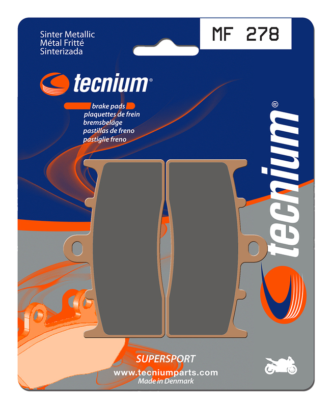 Plaquettes de freins Tecnium Performance métal fritté - MF278