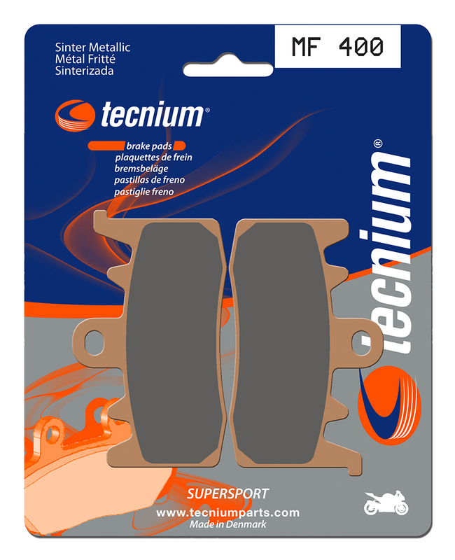 Plaquettes de freins Tecnium Performance métal fritté - MF400