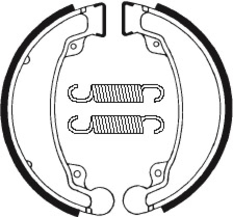 Mâchoires de frein Tecnium Scooter/Street/Quad organique - BA069