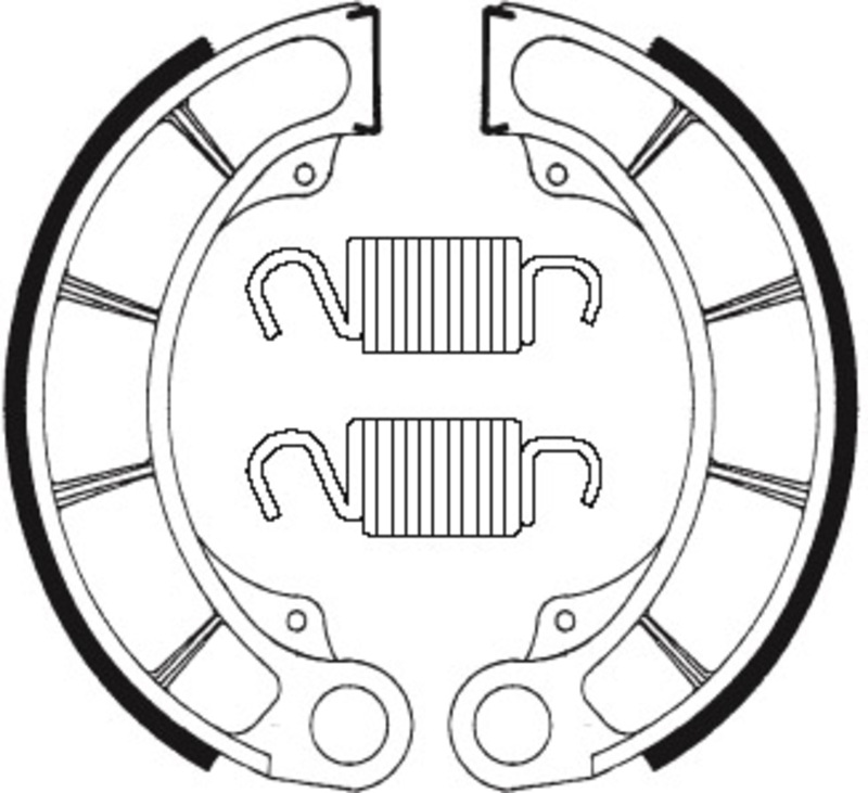 Mâchoires de frein Tecnium Scooter organique - BA198