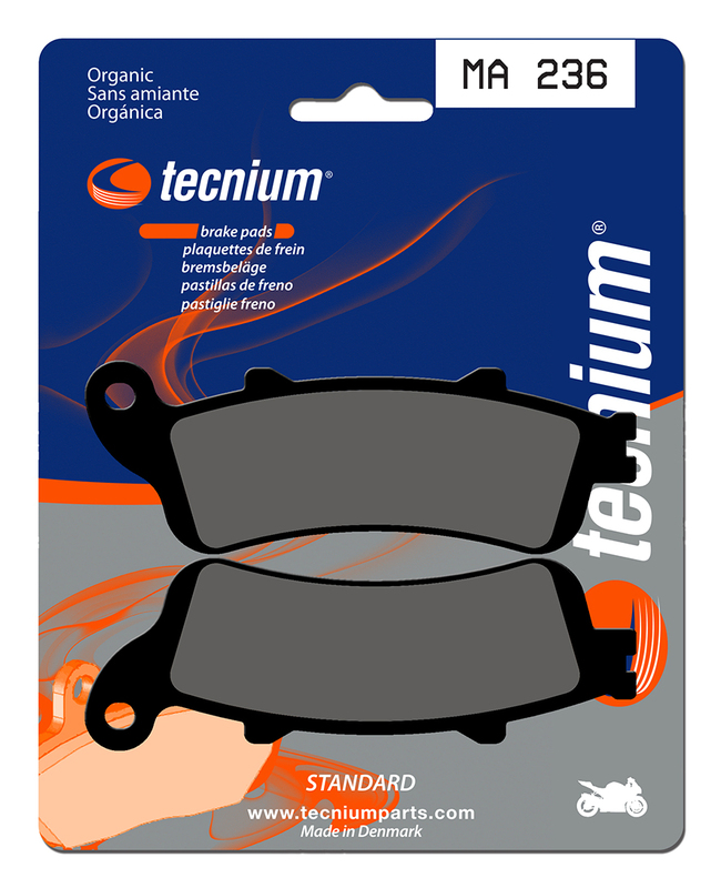 Plaquettes de freins Tecnium route organique - MA236